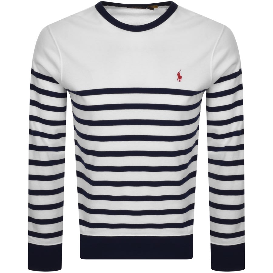 Alternative Image for ProductRalph Lauren Crew Neck Sweatshirt White1
